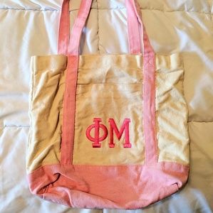 Phi Mu Tote Bag